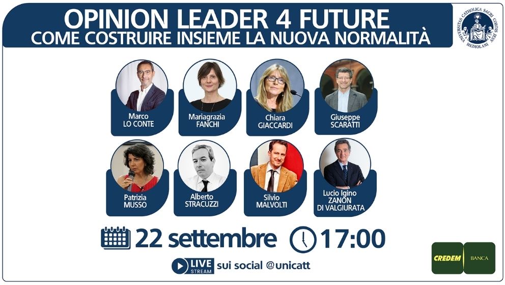 22/09/2021, ore 17.00       “Come costruire insieme la nuova normalità. Media e comunicazione al servizio della ripresa”